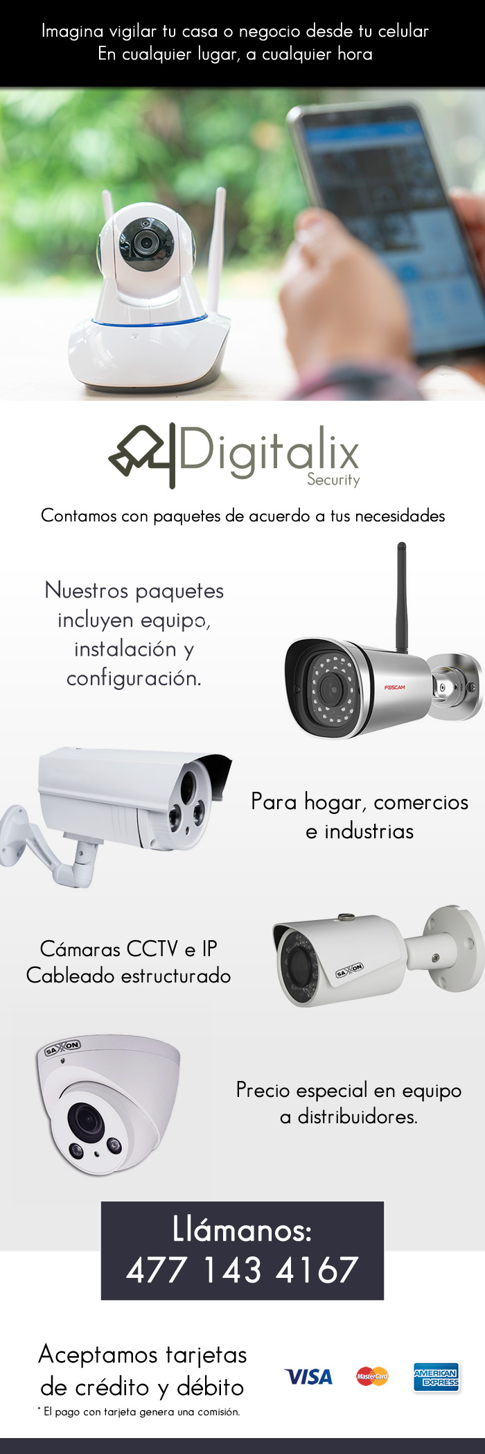 Cámaras y sistemas de seguridad