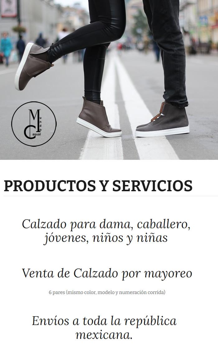 Mundo Casual Outlet de calzado Venta de Calzado por mayoreo en