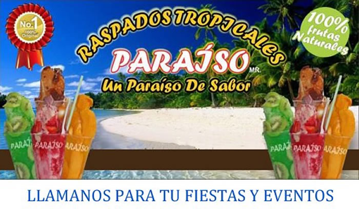 Raspados para eventos