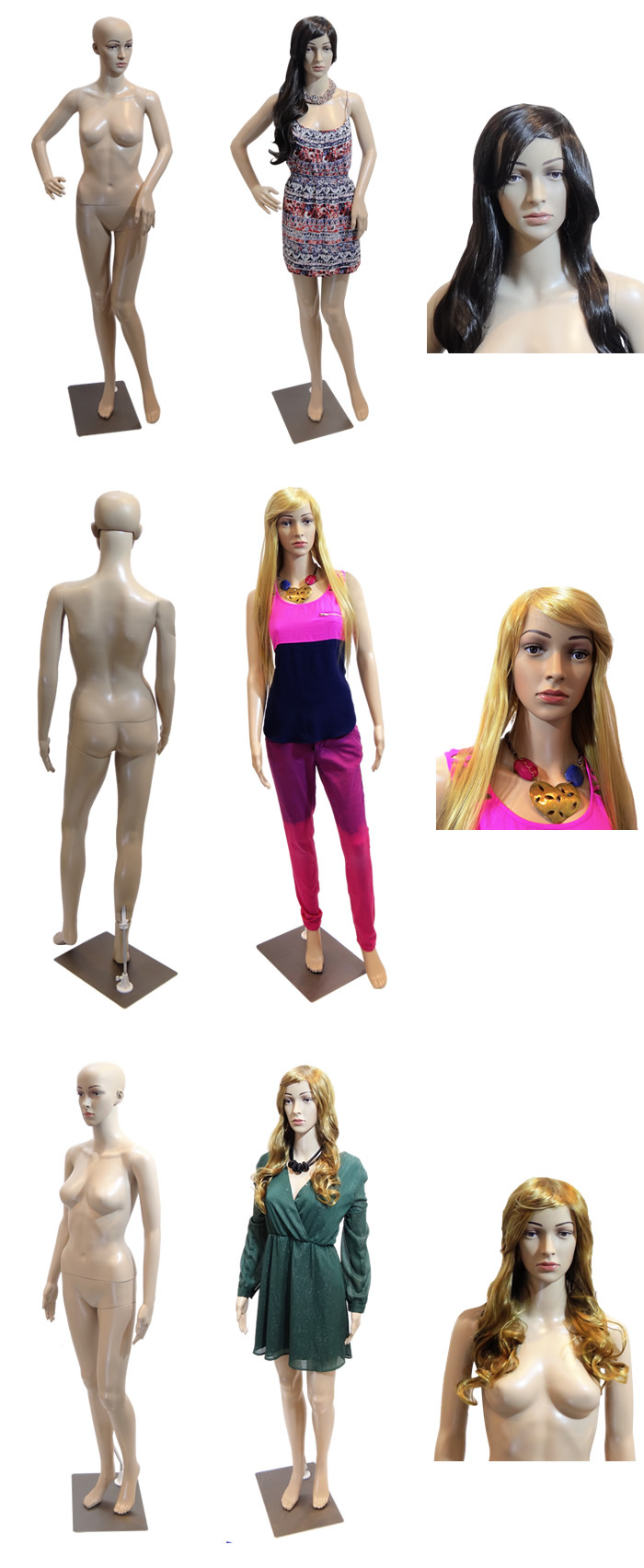 Maniquies plástico