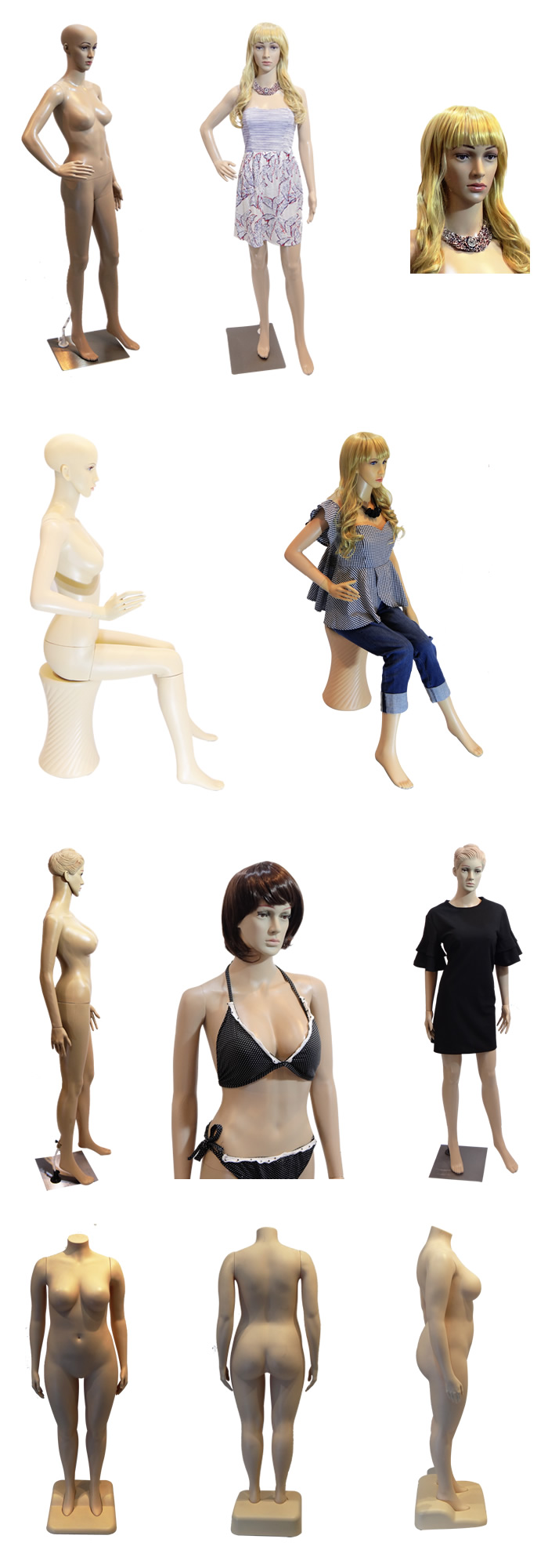 Maniquies plástico