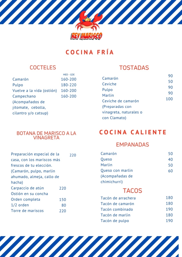 Rey Marisco Pescados y Mariscos