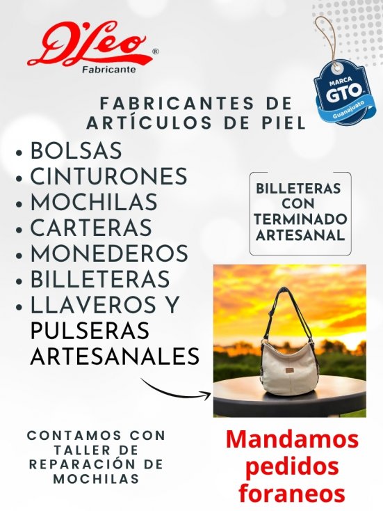 Bolsas de Piel León Guanajuato