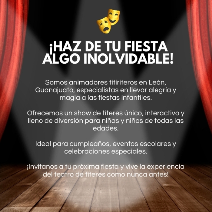 Shows para eventos infantiles en León Gto