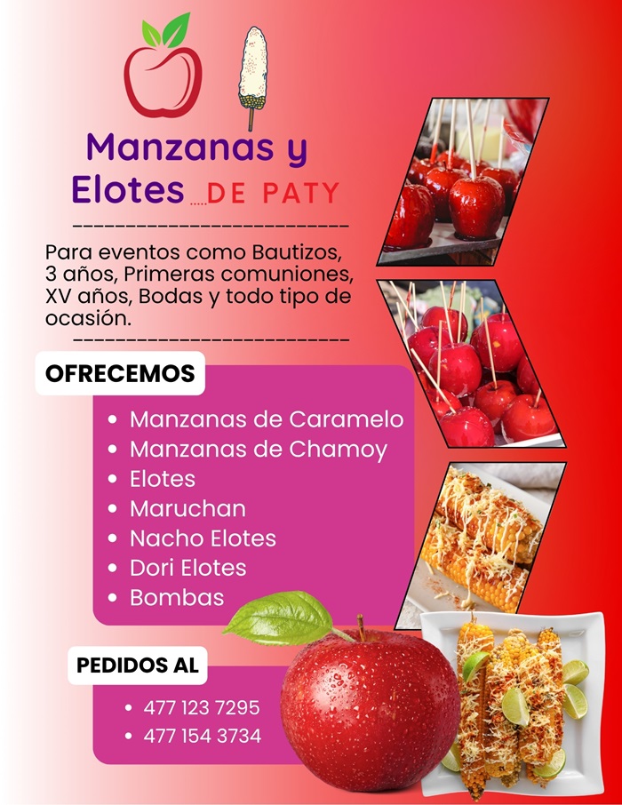 Manzanas de Caramelo León Guanajuato