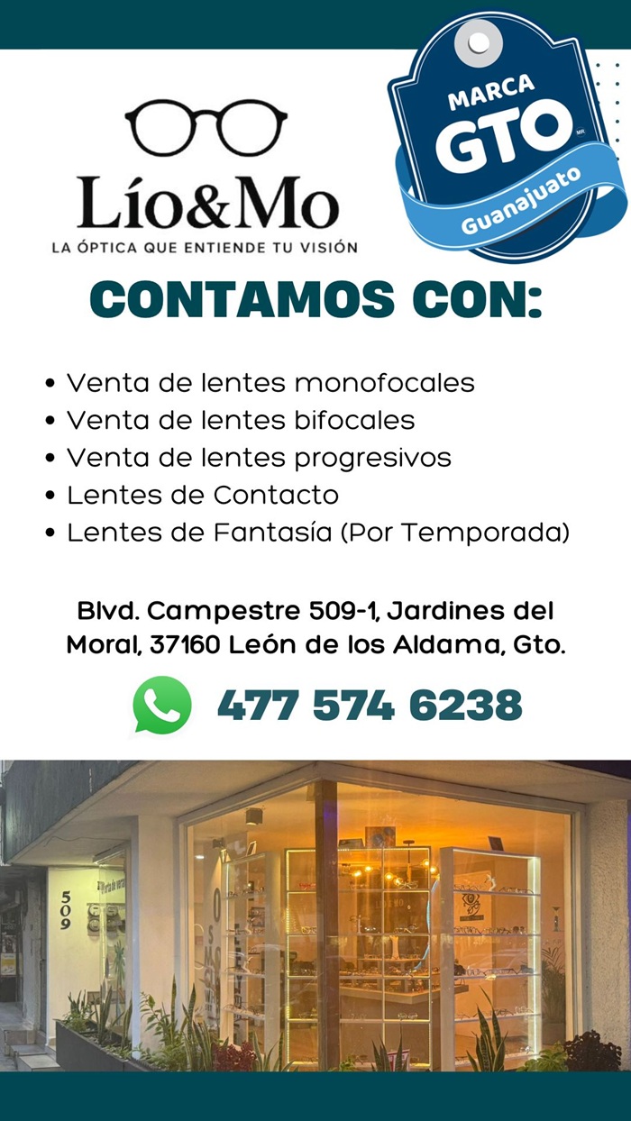 Ópticas en León Gto