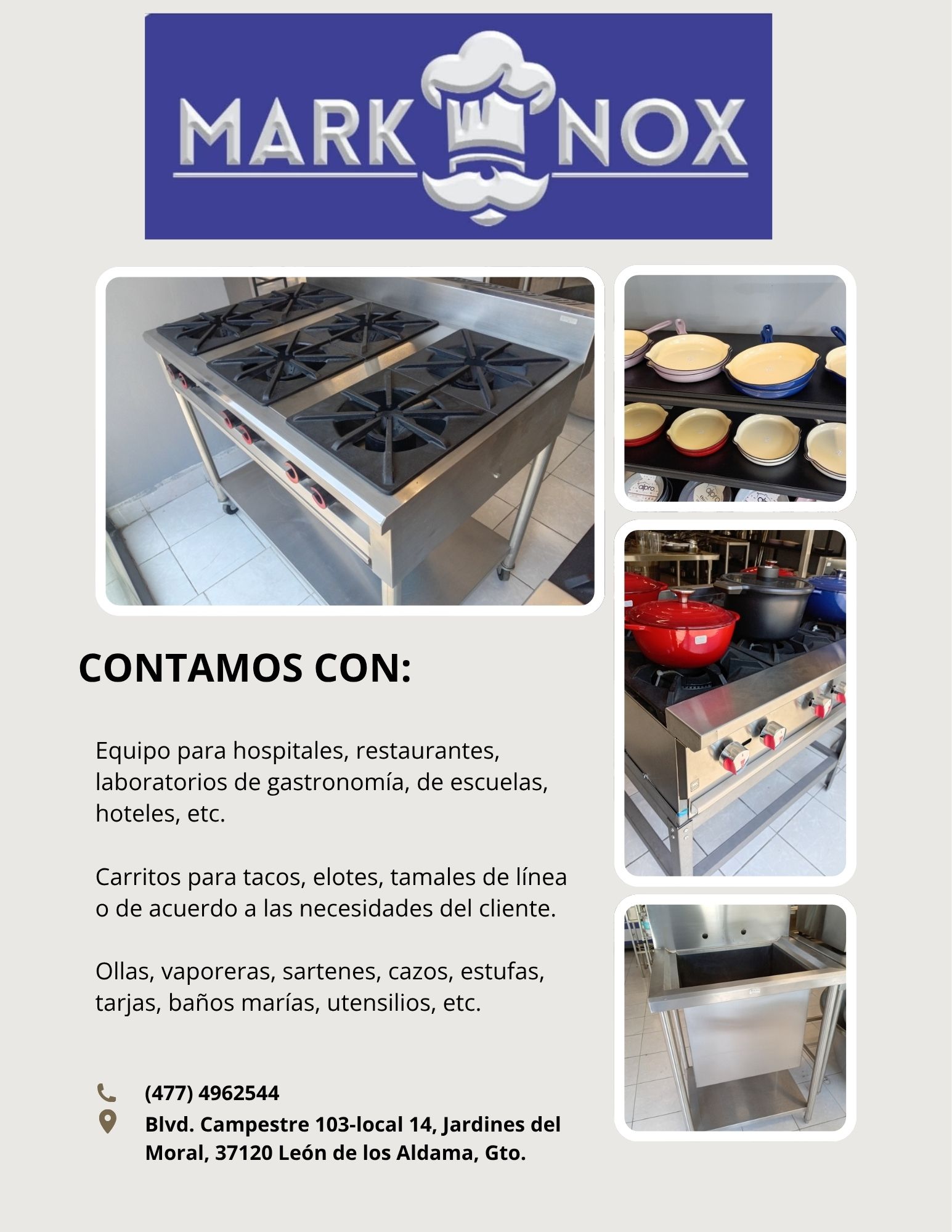 Muebles de Acero Inoxidable en León Gto